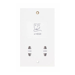 DUAL VOLTAGE SHAVER SOCKET – 115V & 230V OUTPUT