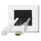 1G BRUSHED CABLE ENTRY - WHITE