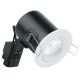 F/RATED GU10 FIXED D/LIGHT WHI