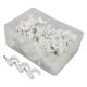 7-10MM ROUND CLIPS WHITE (100)