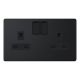 2G SWITCHED SOCKET MATT BLACK