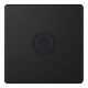 LED DIMMER 1G 2W MATT BLACK