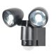 6W LED TWIN SPOTLIGHT PIR IP44