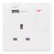 1 GANG SWITCHED SOCKET W/1XUSB