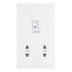 DUAL VOLTAGE SHAVER SOCKET