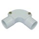 20MM INSPECTION ELBOW-WHITE