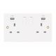 2G 13A SWITCHED USB A + A TWIN SOCKET